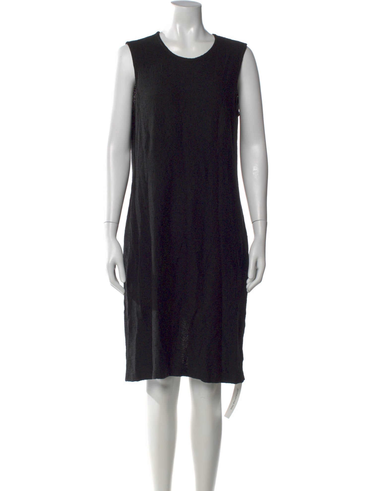 St. John Scoop Neck Knee-Length Dress