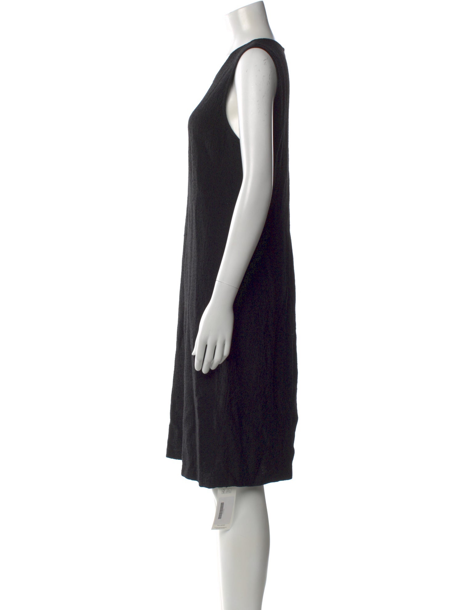 St. John Scoop Neck Knee-Length Dress