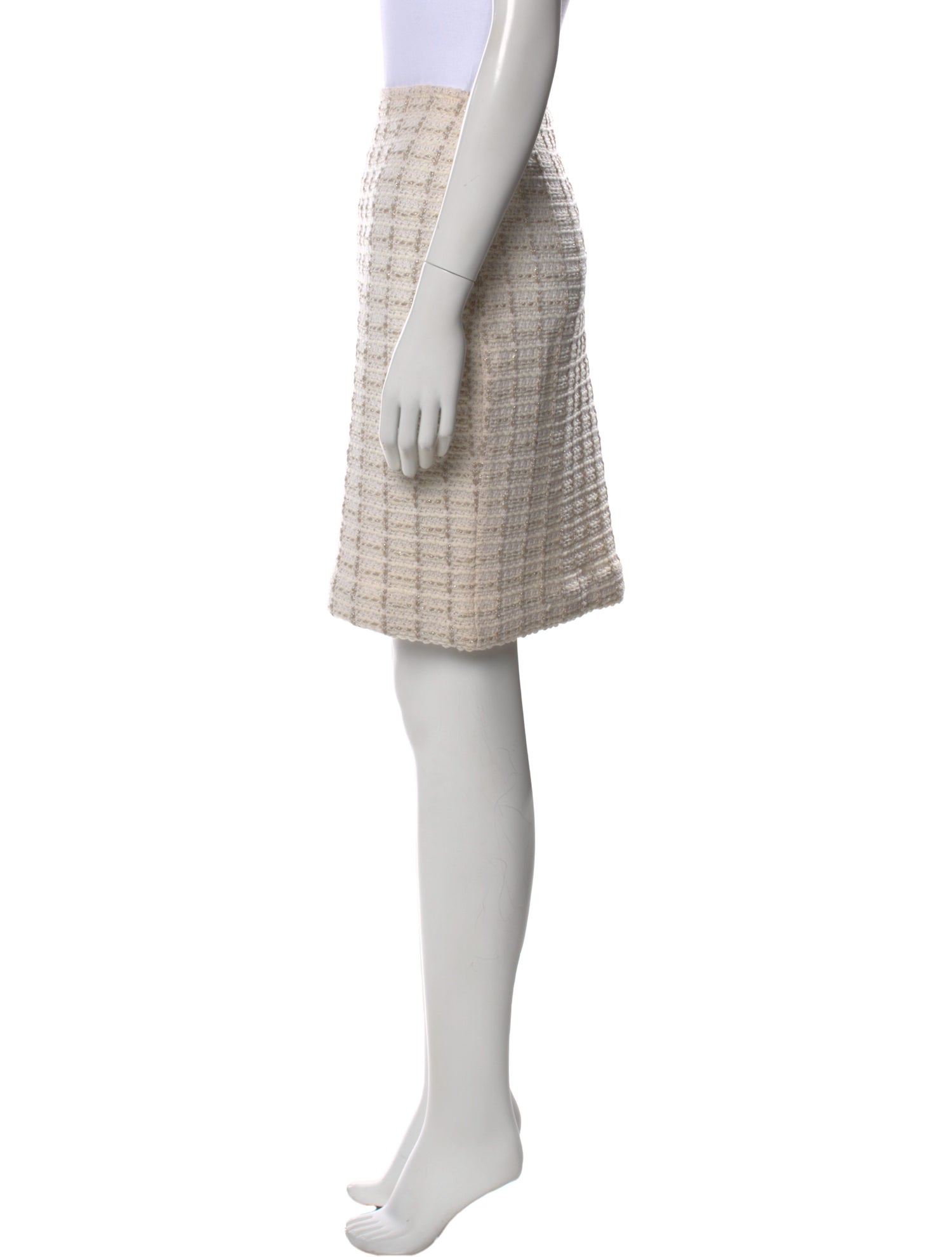 St. John Cashwool Knee-Length Skirt w/ Tags