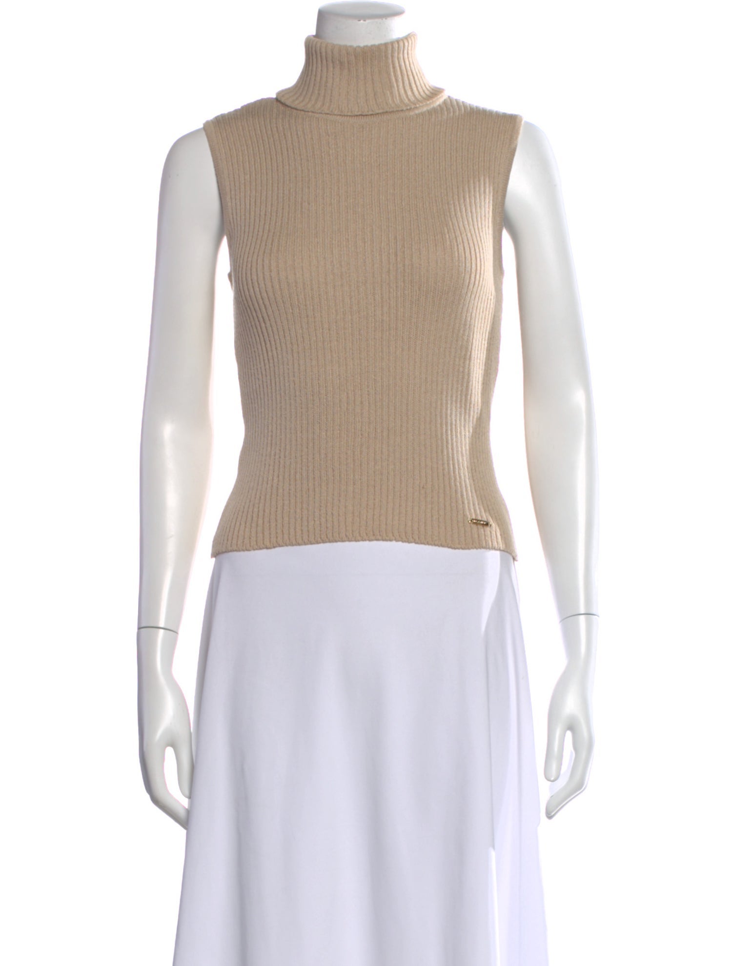 St. John Wool Turtleneck Top