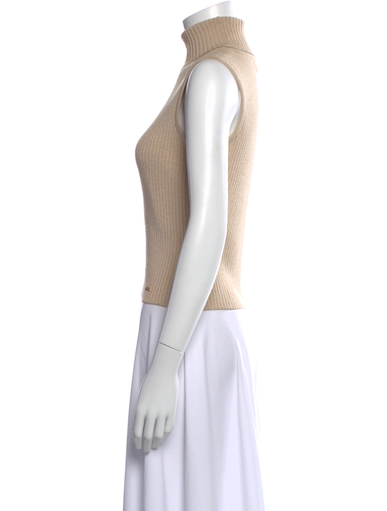 St. John Wool Turtleneck Top