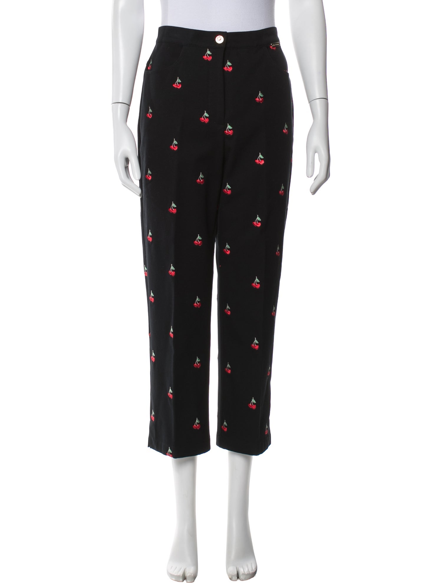 St. John Printed Straight Leg Pants