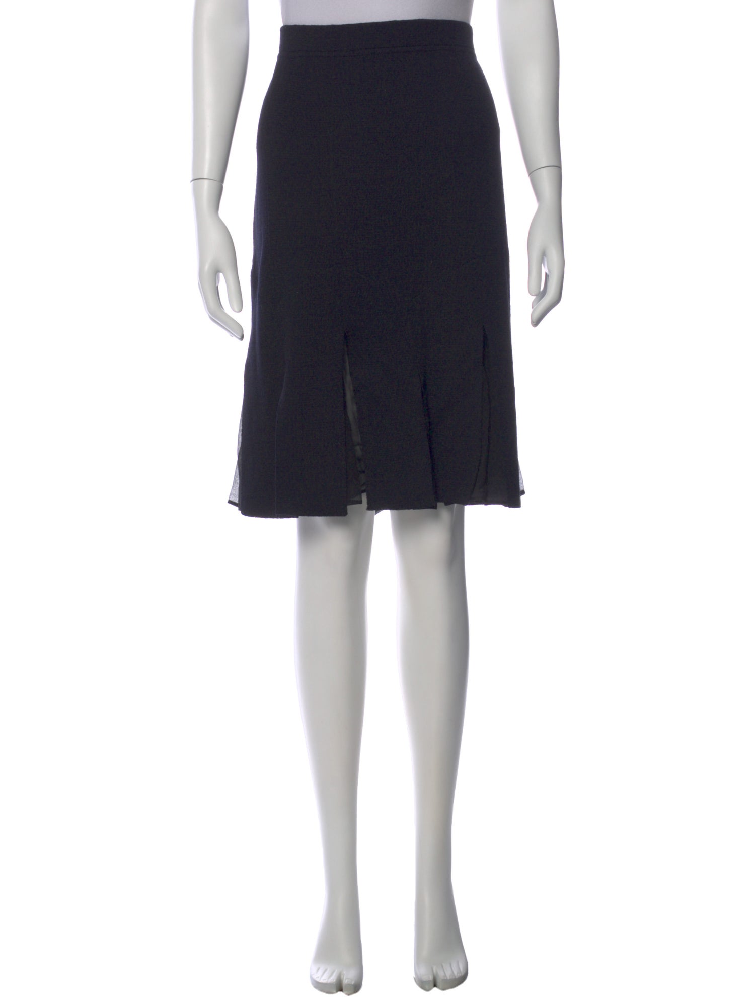 St. John Wool Knee-Length Skirt