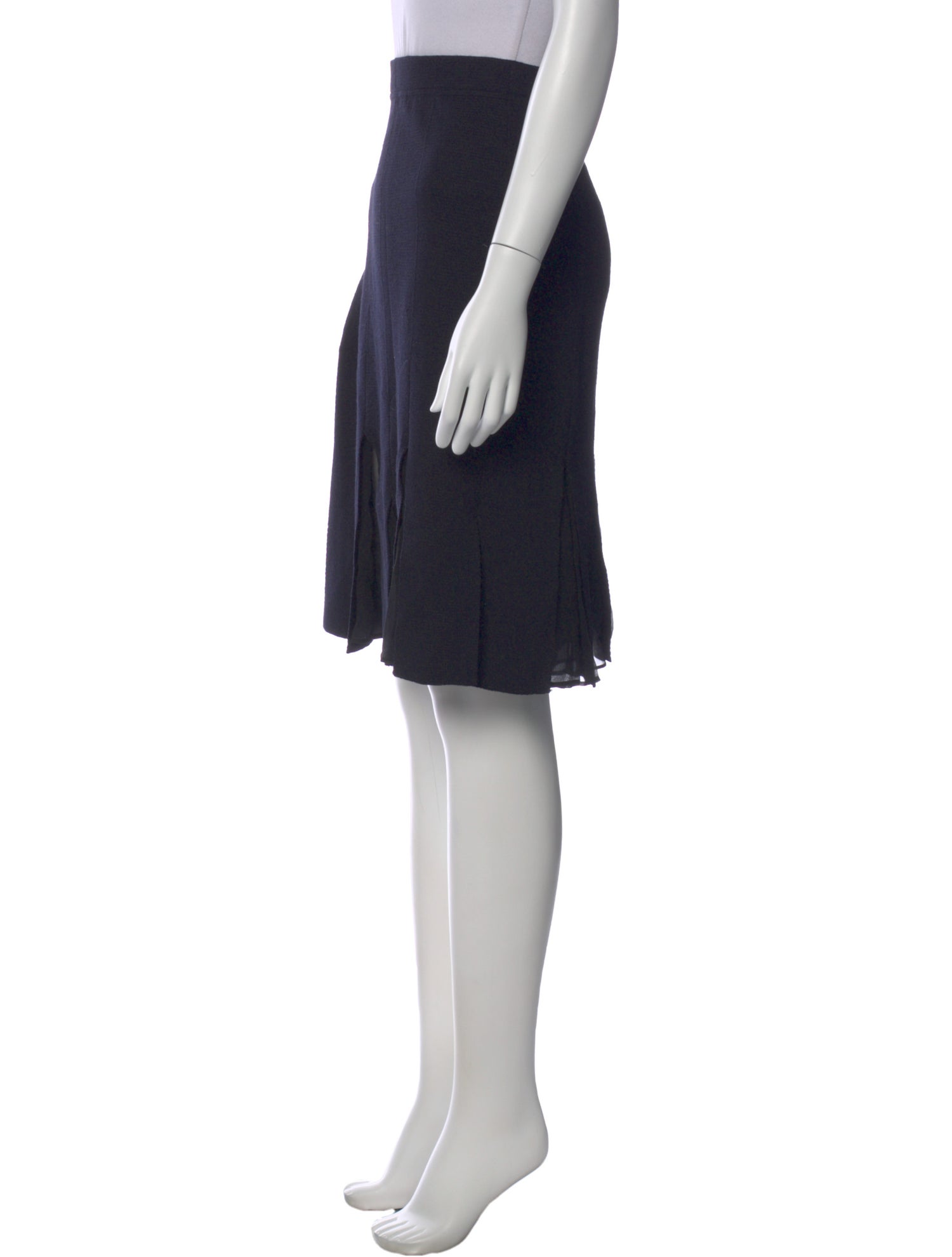 St. John Wool Knee-Length Skirt
