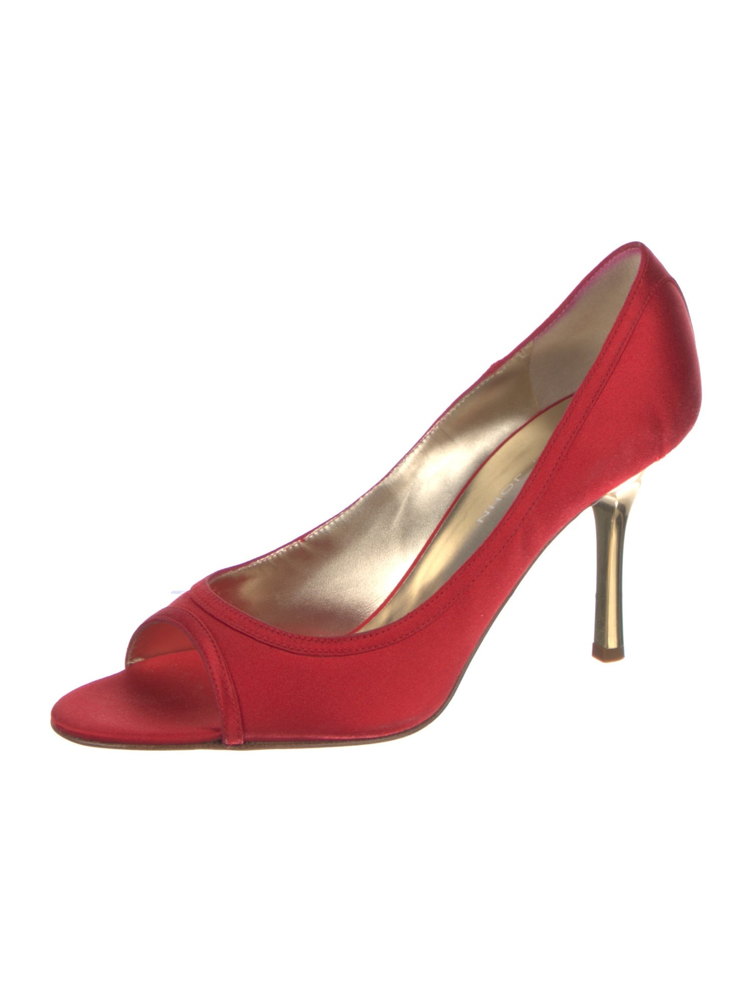 St. John Satin Pumps