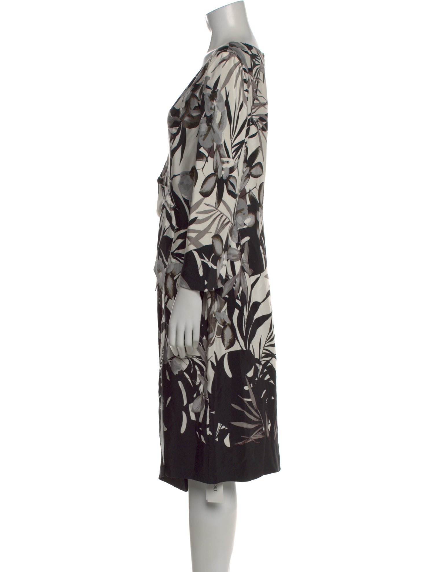St. John Silk Knee-Length Dress w/ Tags