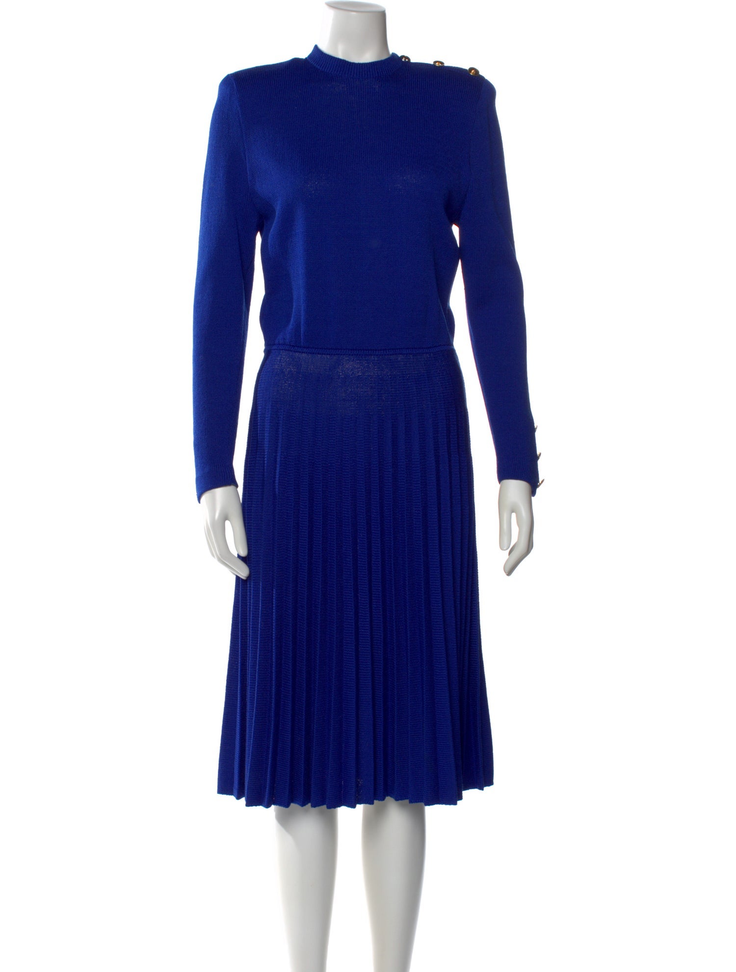 St. John Wool Midi Length Dress