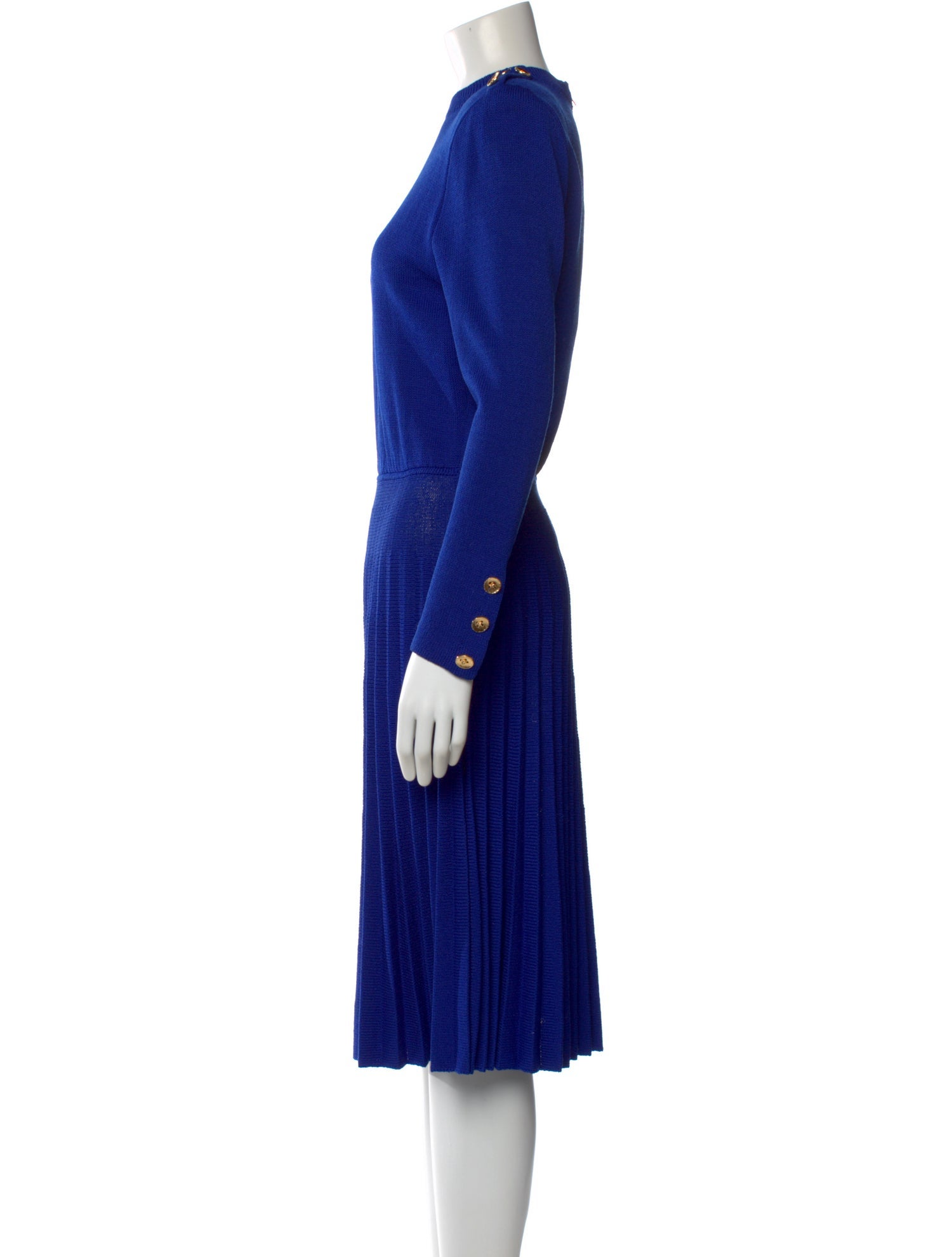 St. John Wool Midi Length Dress