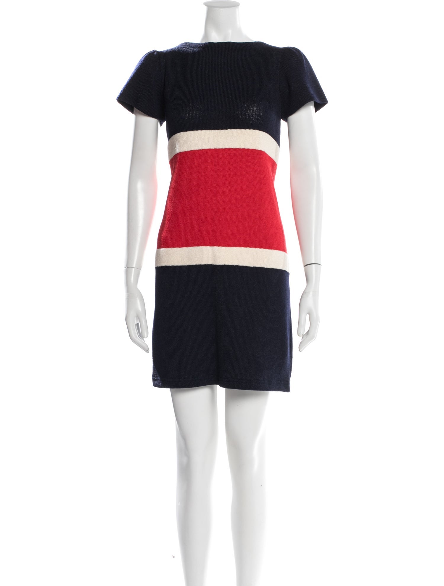 St. John Striped Mini Dress
