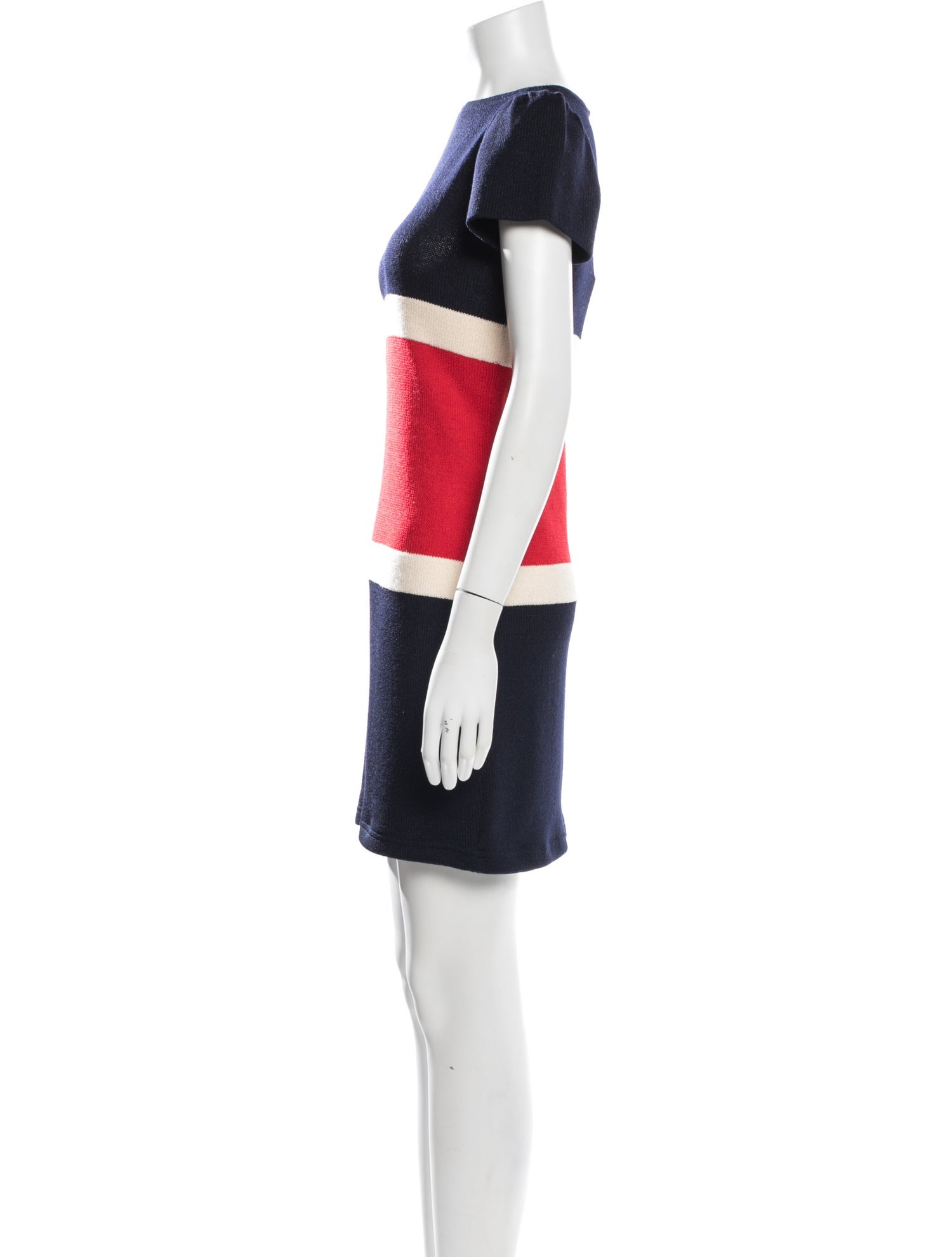 St. John Striped Mini Dress