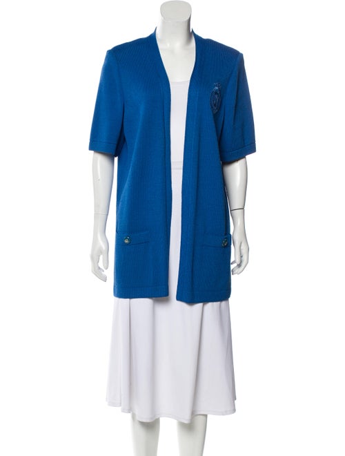 St. John Short Sleeve Knit Cardigan