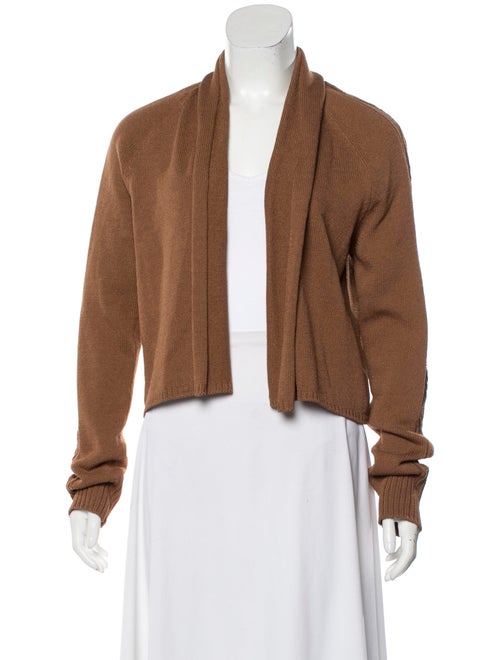 St. John Wool Shawl Collar Cardigan