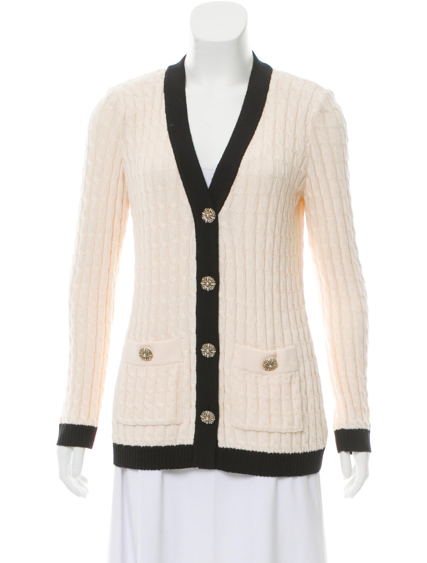 St. John Embellished Knit Cardigan Clothing STJ52715 The RealReal