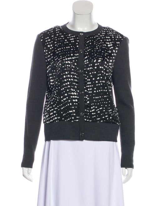St. John Wool Tie-Dye Print Sweater Wool