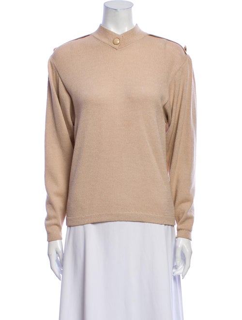 St. John Vintage Mock Neck Sweater