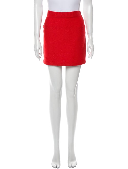 St. John Mini Skirt Metallic