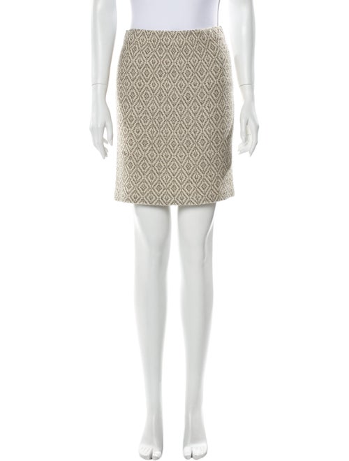 St. John Printed Mini Skirt