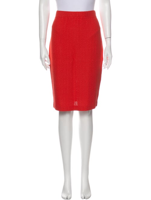 St. John Knee-Length Skirt Metallic