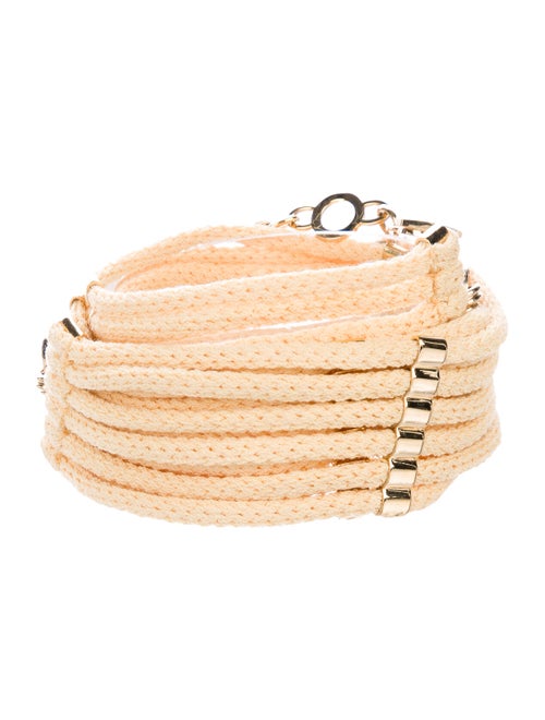 St. John Rope Wide Belt Yellow