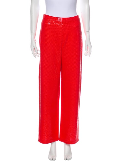 St. John Wide Leg Pants Orange