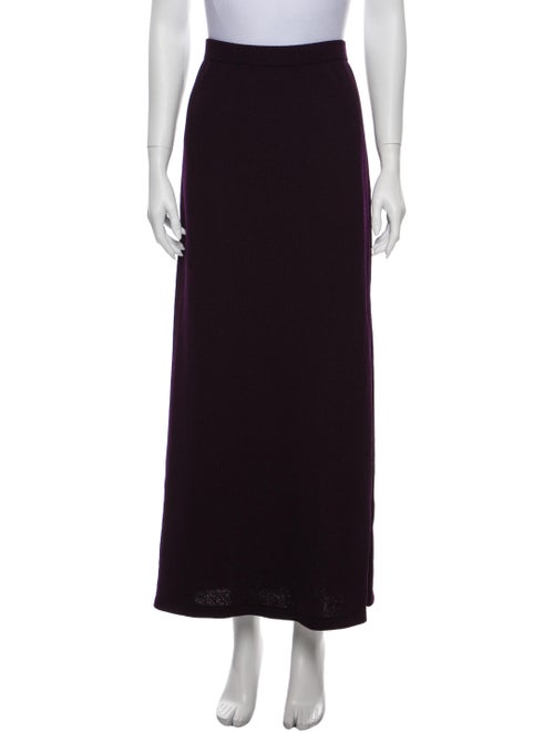 St. John Long Skirt Purple