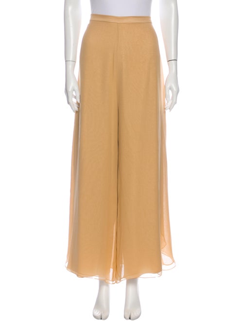 St. John Silk Wide Leg Pants