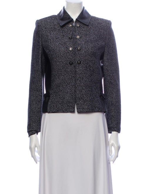 St. John Tweed Pattern Blazer