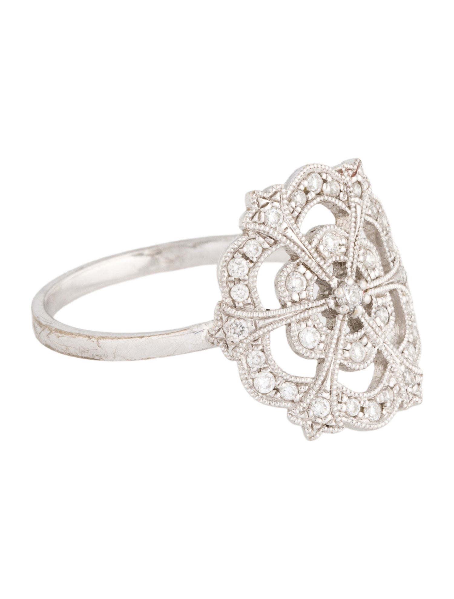Stone Paris 18K Diamond Lace Ring