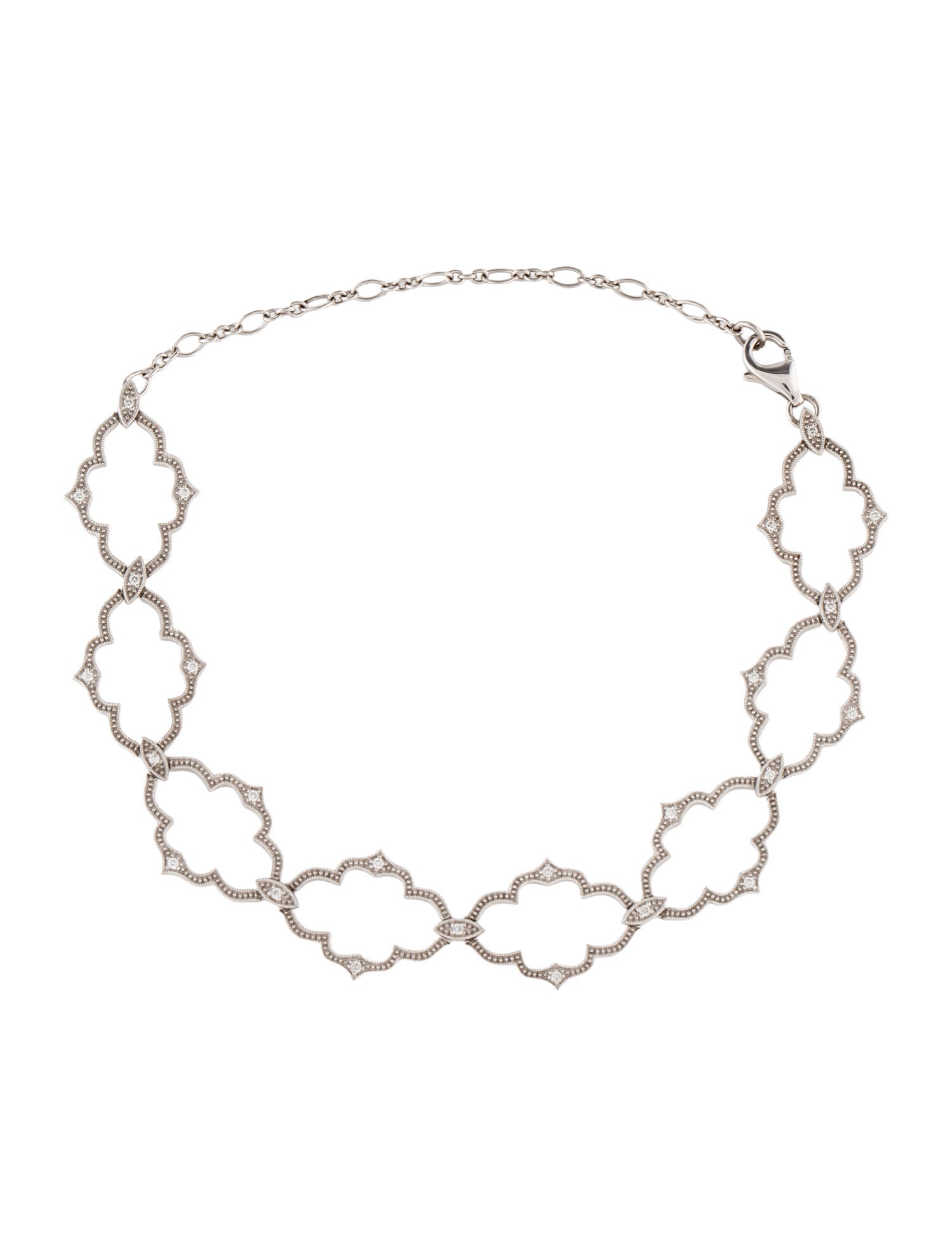 Stone Paris 18K Diamond Moon River Link Bracelet