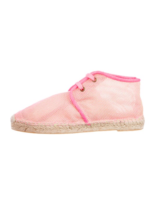 Stella McCartney Espadrille Ankle Boots Neon