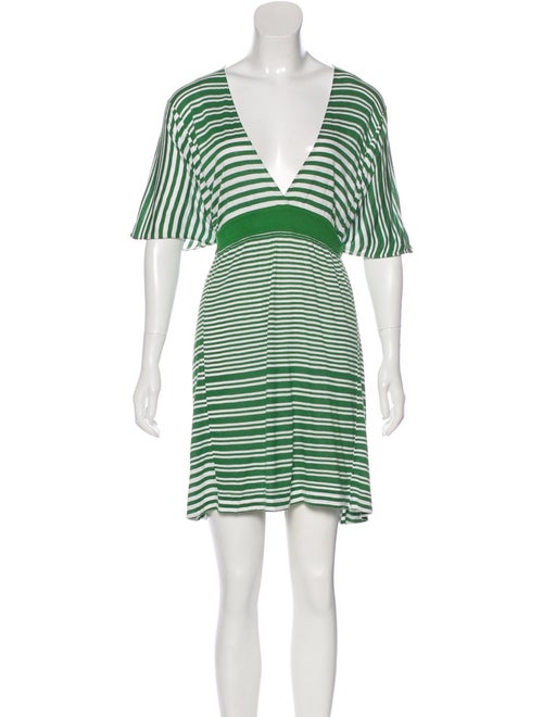 Stella McCartney Mini Knit Dress Green
