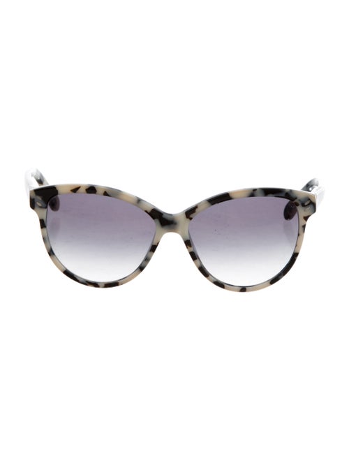 Stella McCartney Acetate Round Sunglasses black