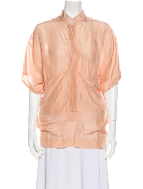 Stella McCartney 2009 Silk Blouse Orange