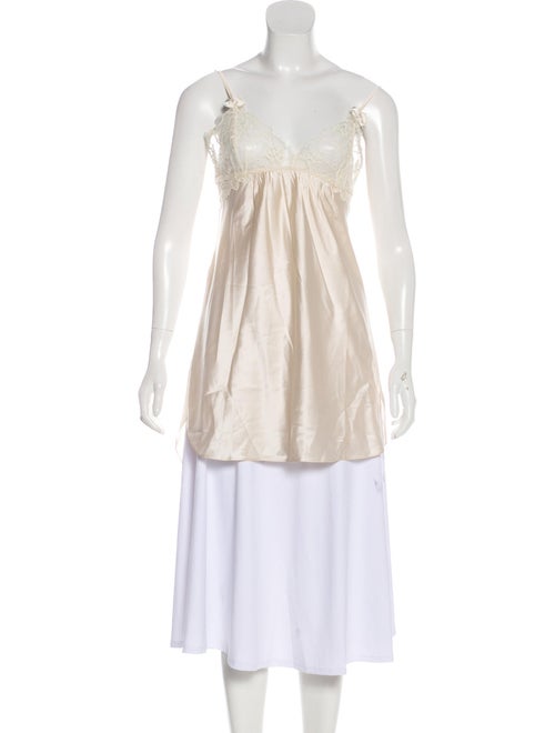 Stella McCartney Silk Mini Nightgown Beige