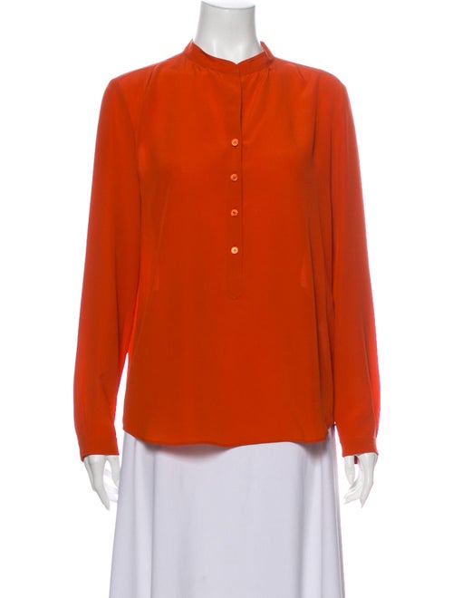 Stella McCartney 2015 Silk Blouse Orange