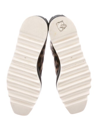 Stella McCartney Elyse Platform Sneaker Mule Animal Print Oxfords