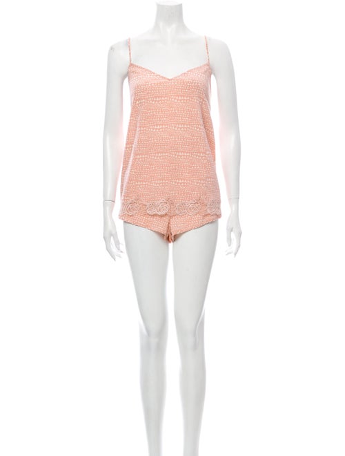 Stella McCartney Silk Lounge Set Pink