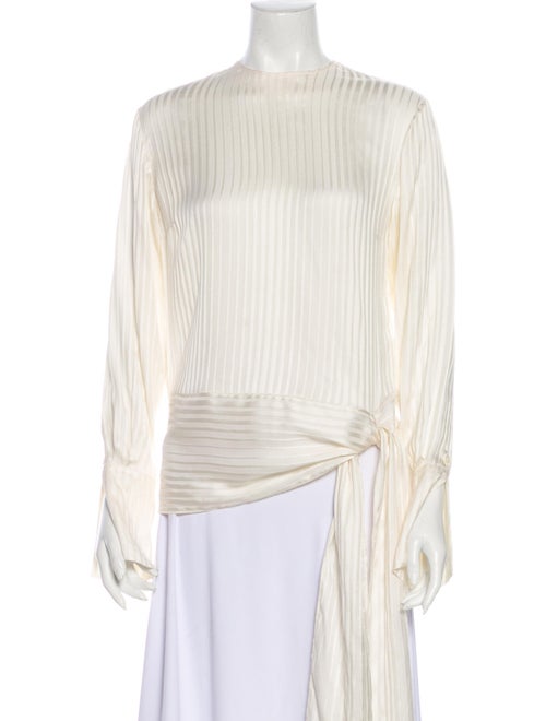Stella McCartney 2017 Silk Blouse White
