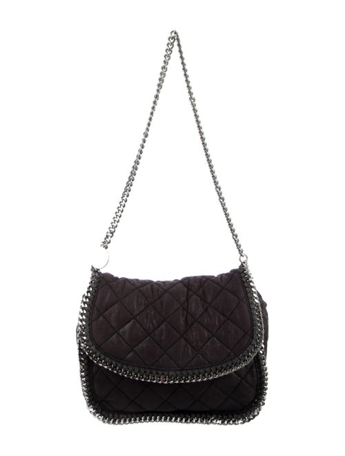 Stella McCartney Shaggy Deer Quilted Falabella Sho