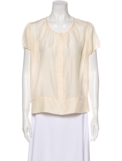 Stella McCartney 2008 Silk Blouse White