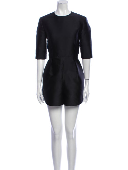 Stella McCartney Scoop Neck Romper Black
