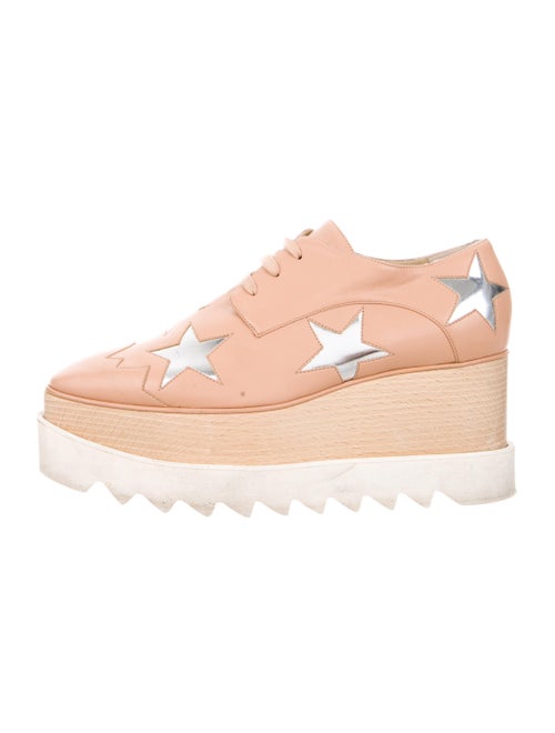 Stella McCartney Leather Printed Oxfords
