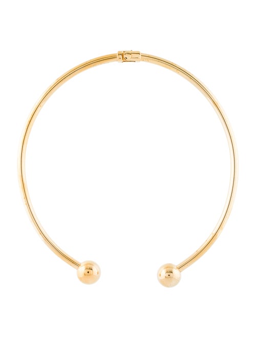 Stella McCartney Hinged Choker Necklace Brass