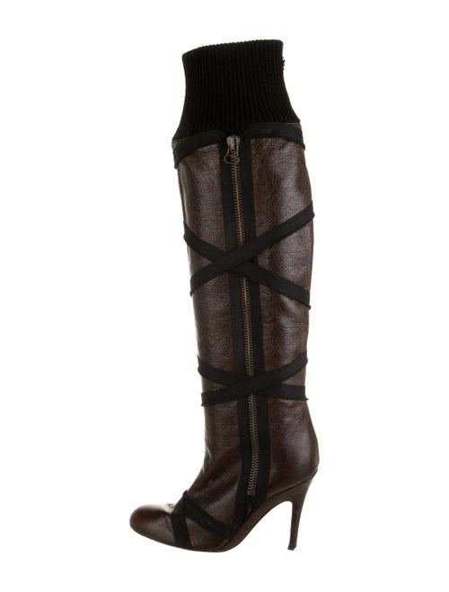 Stella McCartney Vegetarian Leather Boots Brown