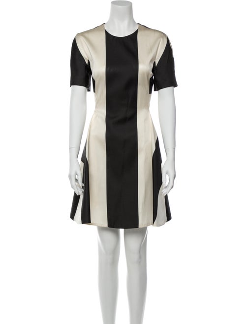 Stella McCartney Colorblock Pattern Mini Dress Bla