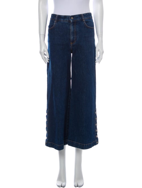 Stella McCartney High-Rise Wide Leg Jeans Blue