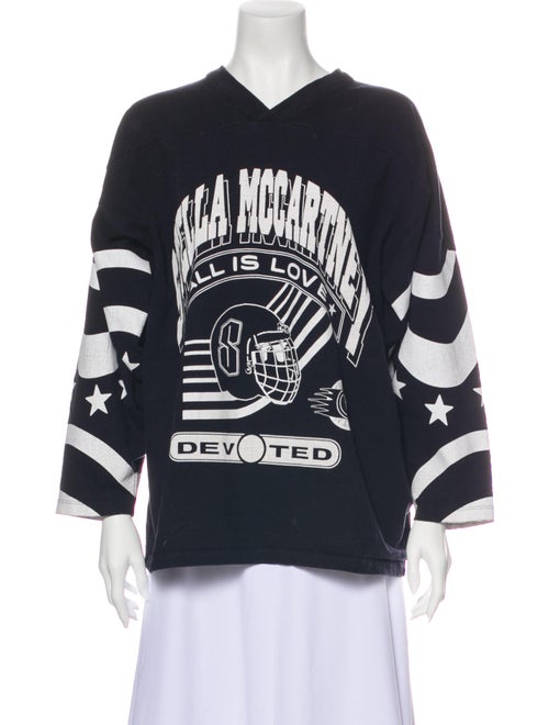 Stella McCartney 2017 Graphic Print Sweatshirt Blu