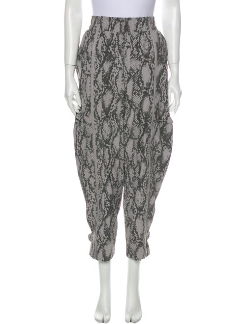 Stella McCartney Animal Print Straight Leg Pants G