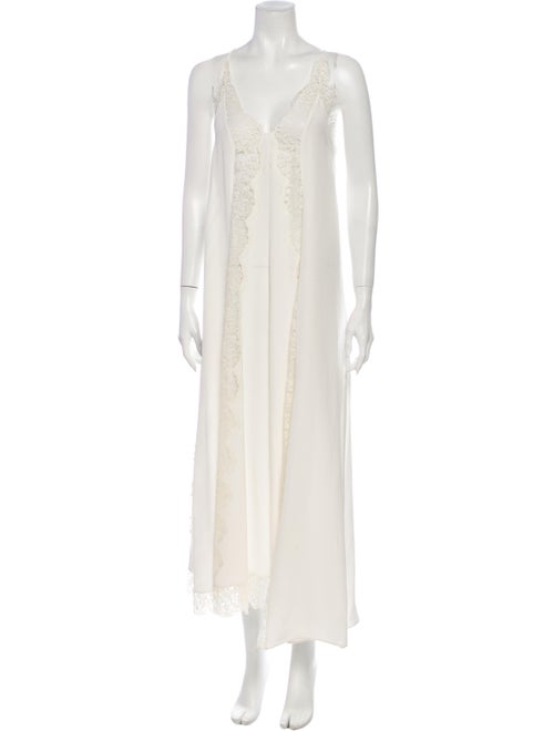 Stella McCartney Silk Long Dress White