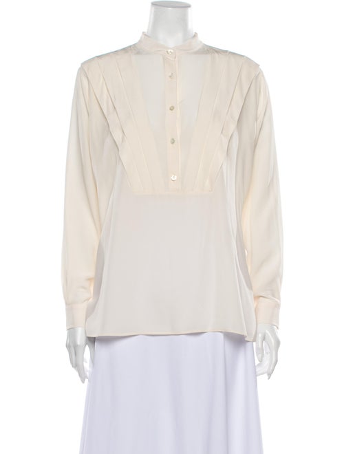 Stella McCartney 2019 Silk Blouse White